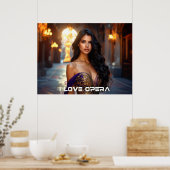 OPERA - ICH LIEBE OPER POSTER (Küche)
