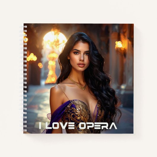 OPERA - ICH LIEBE OPERA NOTIZBLOCK (Vorderseite)