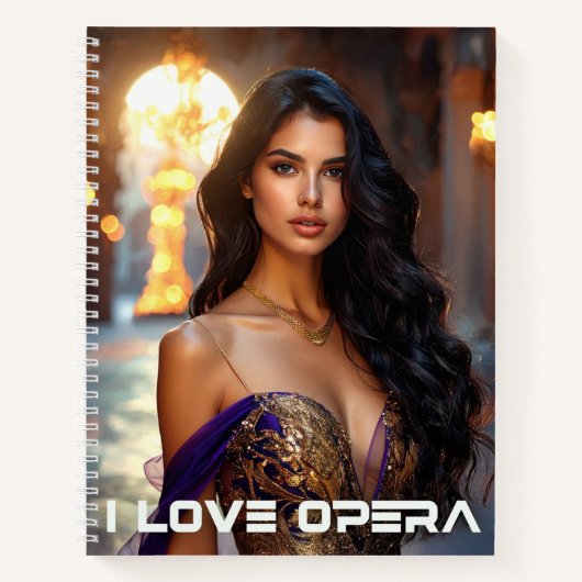 OPERA - ICH LIEBE OPERA NOTIZBLOCK (Vorderseite)