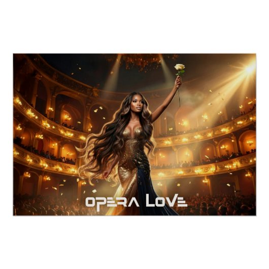 OPERA LIEBE - DIVA POSTER (Vorderseite)