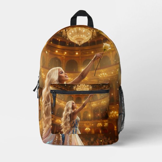 OPERA LOVE BEDRUCKTER RUCKSACK (Vorderseite)