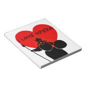 Opera Lover_ Notizblock (angewinkelt)