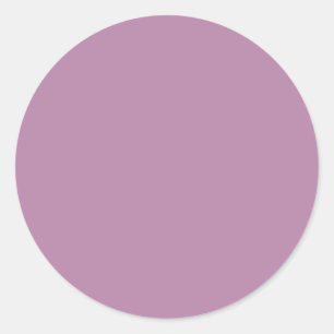 Opera Mauve Solid Color Runder Aufkleber