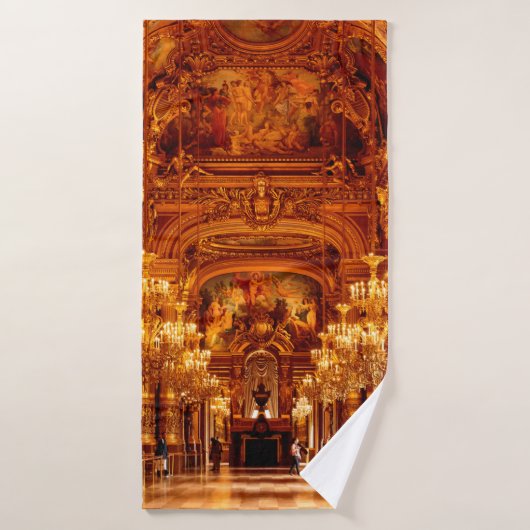 Opera National de Paris Garnier in Frankreich Badehandtuch (Badehandtuch)