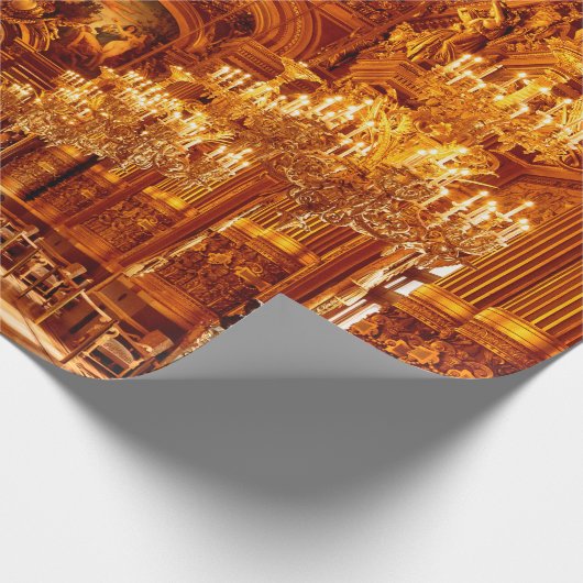 Opera National de Paris Garnier in Frankreich Geschenkpapier (Ecke)