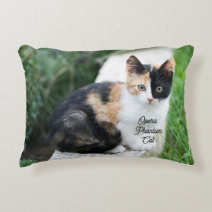 Opera Phantom Cat Accent Pillow Dekokissen