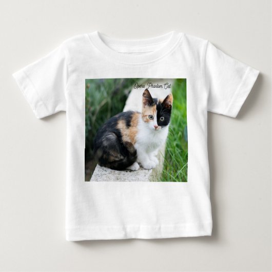 Opera Phantom Cat Baby T-shirt (Vorderseite)