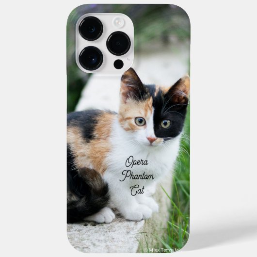Opera Phantom Cat Case-Mate iPhone Hülle (Rückseite)