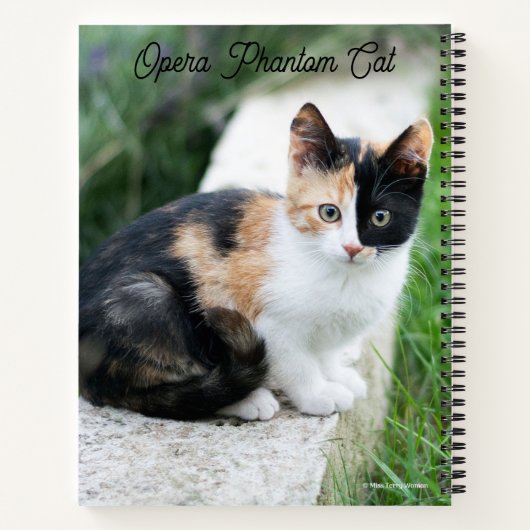 Opera Phantom Cat Notizblock (Rückseite)