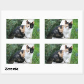 Opera Phantom Cat Rechteckiger Aufkleber (Blatt)