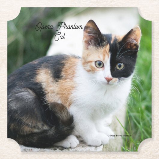 Opera Phantom Cat Untersetzer (Vorderseite)