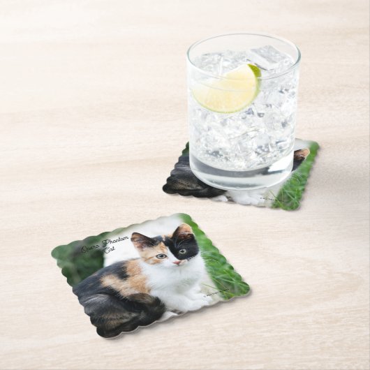 Opera Phantom Cat Untersetzer (Vor Ort)