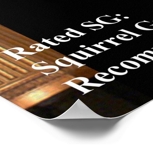 Opera Phantom Eichhörnchen Poster (Ecke)