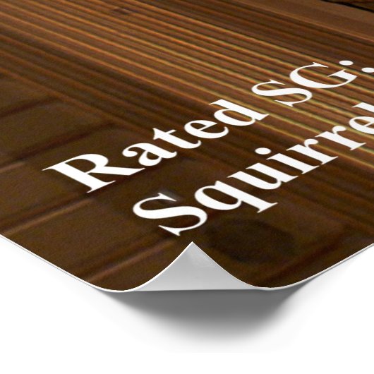 Opera Phantom Squirrel Poster (Ecke)