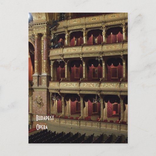 Opera Postkarte (Vorderseite)