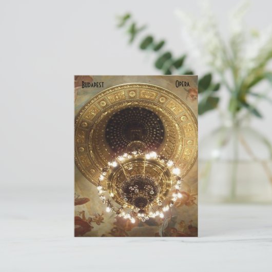 Opera Postkarte (Stehend Vorderseite)
