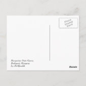 Opera Postkarte (Rückseite)