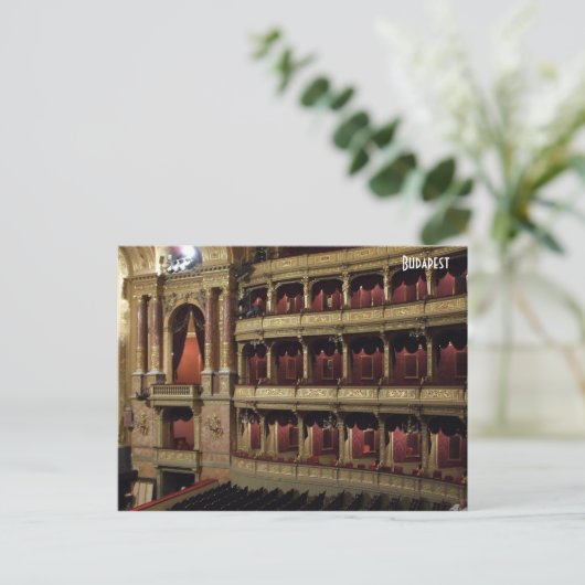 Opera Postkarte (Stehend Vorderseite)