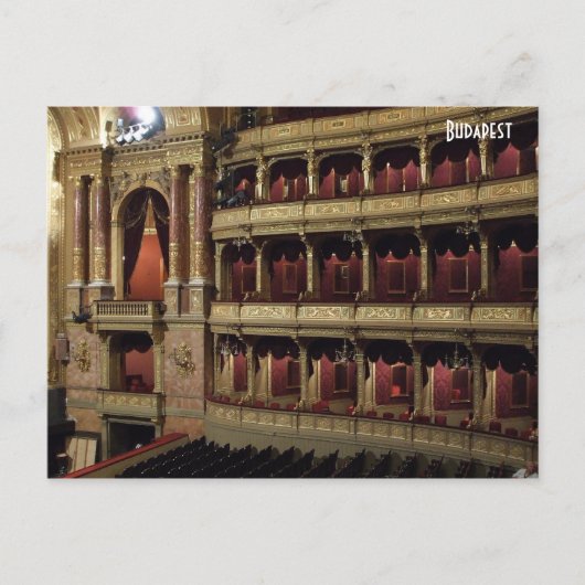 Opera Postkarte (Vorderseite)