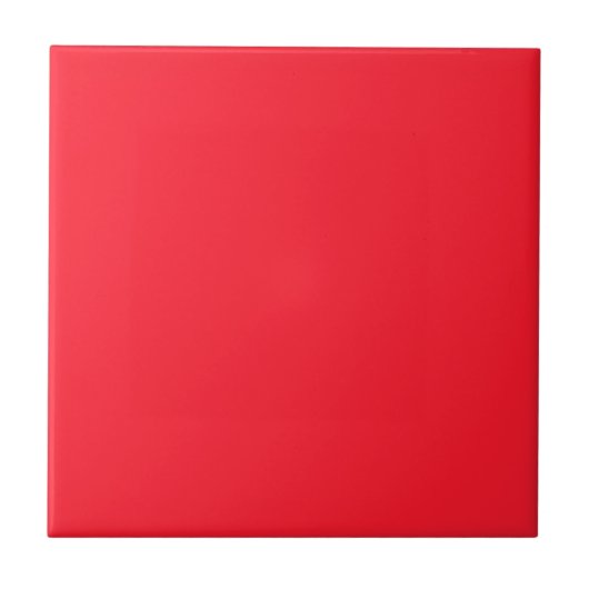 Opera Red Solid Color Fliese (Vorderseite)