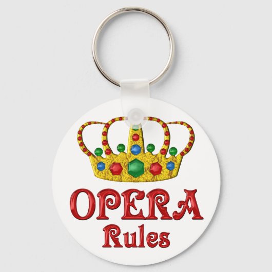 OPERA REGELN SCHLÜSSELANHÄNGER (Vorderseite)