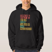 Opera Rule Never Push Through The Passaggio Opera Hoodie (Vorderseite)