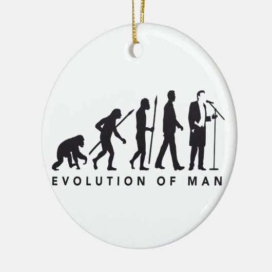 Opera singer evolution of man keramik ornament (Links)