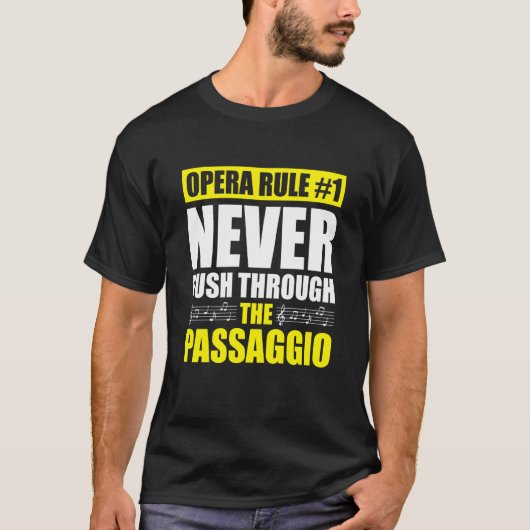 Opera Singer For Opera Vocalist Tenor Singer Music T-Shirt (Vorderseite)