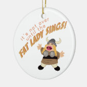 Opera Singer Keramik Ornament (Links)