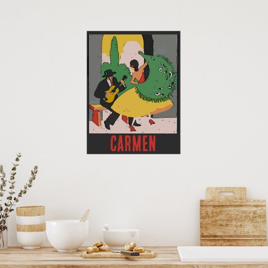 Opera, Text hinzufügen Poster (Küche)