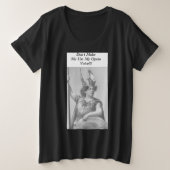Opera Voice Große Größe T-Shirt (Design vorne)