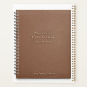 Operate in Silence – 2026 Planner Journal Planer (Rückseite)