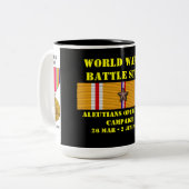 Operation Aleutians Zweifarbige Tasse (Vorderseite Links)