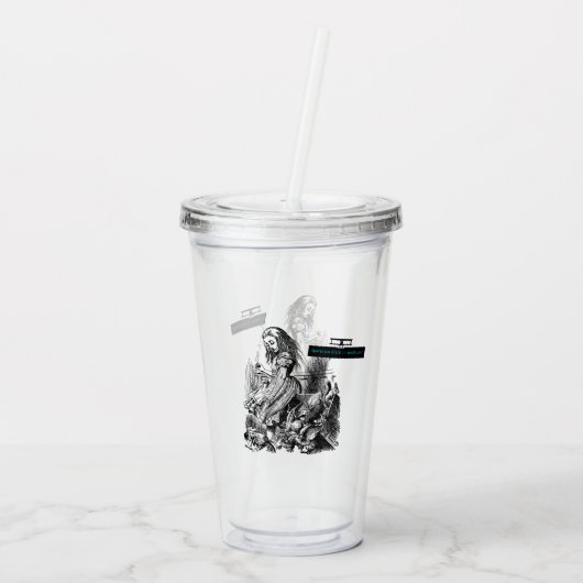 Operation Alice im Wunderland Alice im Wunderland Acryltrinkbecher (Rückseite)