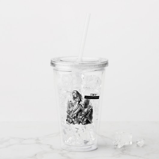 Operation Alice in Wonderland Alice im Wunderland Acryltrinkbecher (Rückseite Ice)