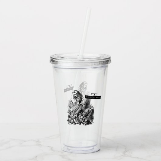 Operation Alice in Wonderland Alice im Wunderland Acryltrinkbecher (Rückseite)