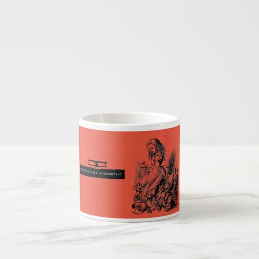 Operation Alice in Wonderland Alice im Wunderland Espressotasse (Vorderseite)