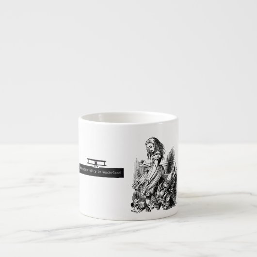 Operation Alice in Wonderland Alice im Wunderland Espressotasse (Vorderseite)