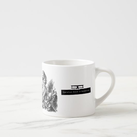 Operation Alice in Wonderland Alice im Wunderland Espressotasse (Rechts)