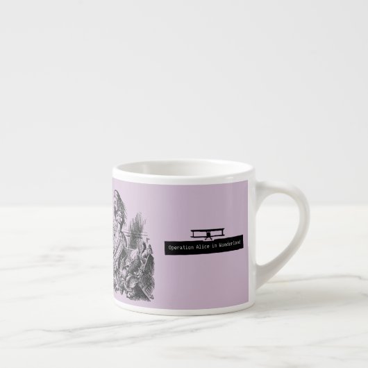Operation Alice in Wonderland Alice im Wunderland Espressotasse (Rechts)