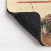 Operation auf einem Pferd, Illustration Mousepad (Ecke)