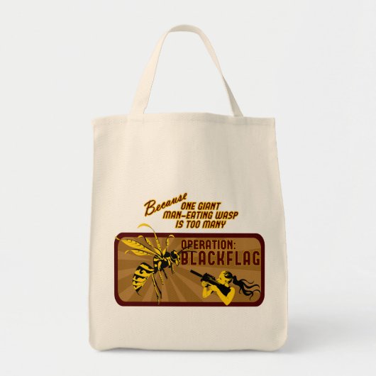 Operation: BLACKFLAG Lebensmittelgeschäft Tasche (Vorne)