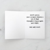 Operation Bzzzz Get Well Card SD-1 Karte (Innenseite)