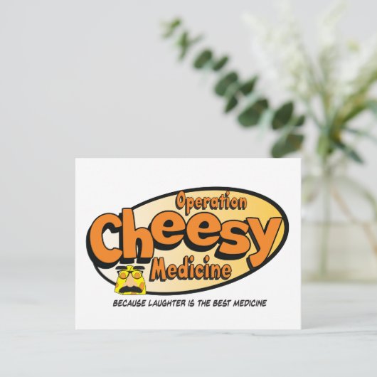 Operation Cheesy Medicine Offiziell Postcard Postkarte (Stehend Vorderseite)