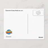 Operation Cheesy Medicine Offiziell Postcard Postkarte (Rückseite)