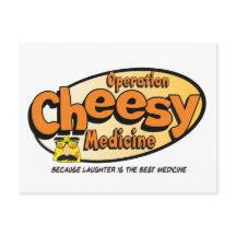 Operation Cheesy Medicine Offiziell Postcard