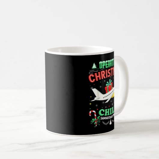 Operation Christmas Child Funny Family Matching Xm Kaffeetasse (VorderseiteRechts)
