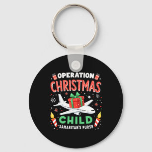 Operation Christmas Child Lustige Familie Matching Schlüsselanhänger