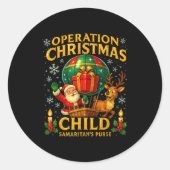 Operation Christmas Child Samaritan’s Purse Balloo Runder Aufkleber (Vorderseite)