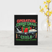 Operation Christmas Child Samaritan’s Purse Design Karte (Gelbe Blume)